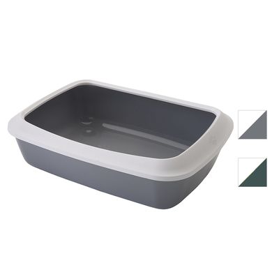 Savic Iriz kattebakke med beskyttende kant - 42 cm