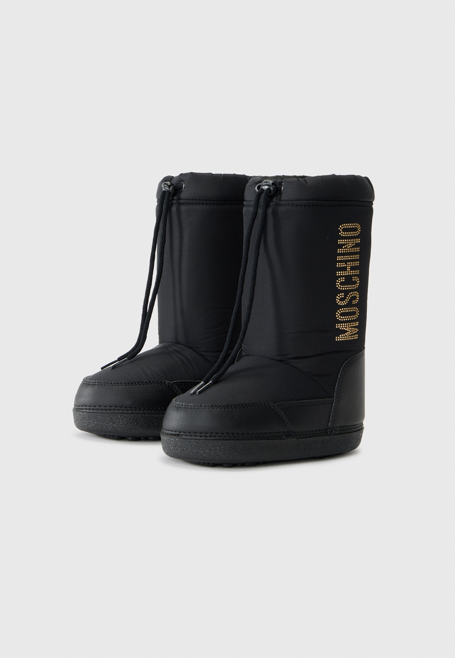 Stivali invernali MOSCHINO - neri/oro