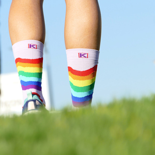  Calcetines Arcoiris De Running (1hilo)