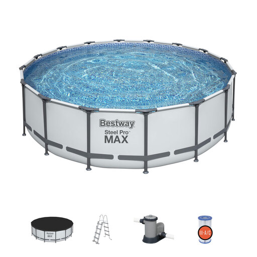 Piscine tubulaire démontable Bestway Steel Pro Max 488x122 cm