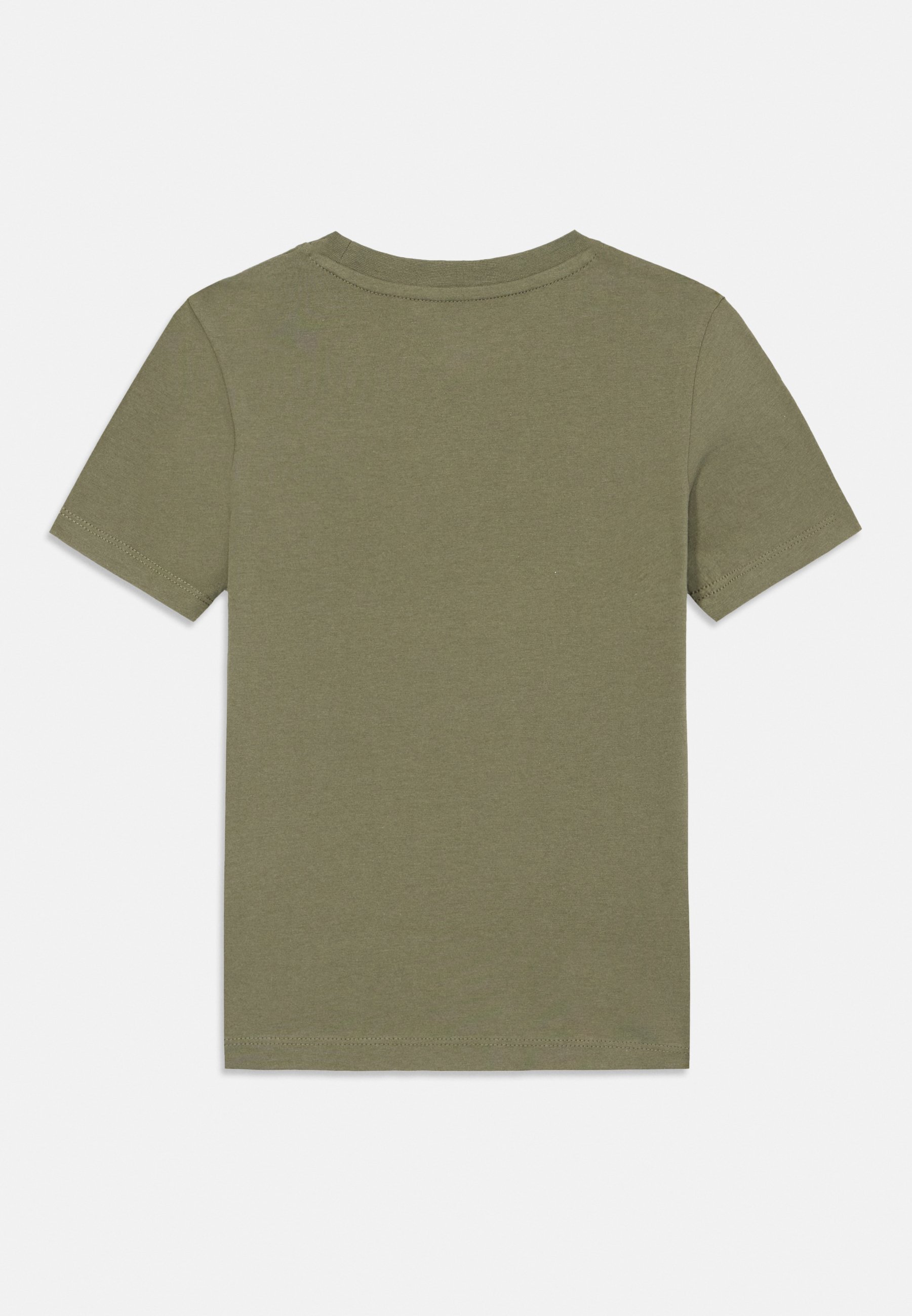 Lot de 2 t-shirts Calvin Klein Jeans à logo unisexe - Imprimé - Vert olive/noir