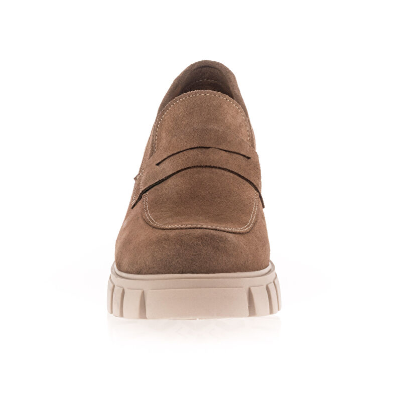 Naisten ruskeat loaferit/veneilykengät