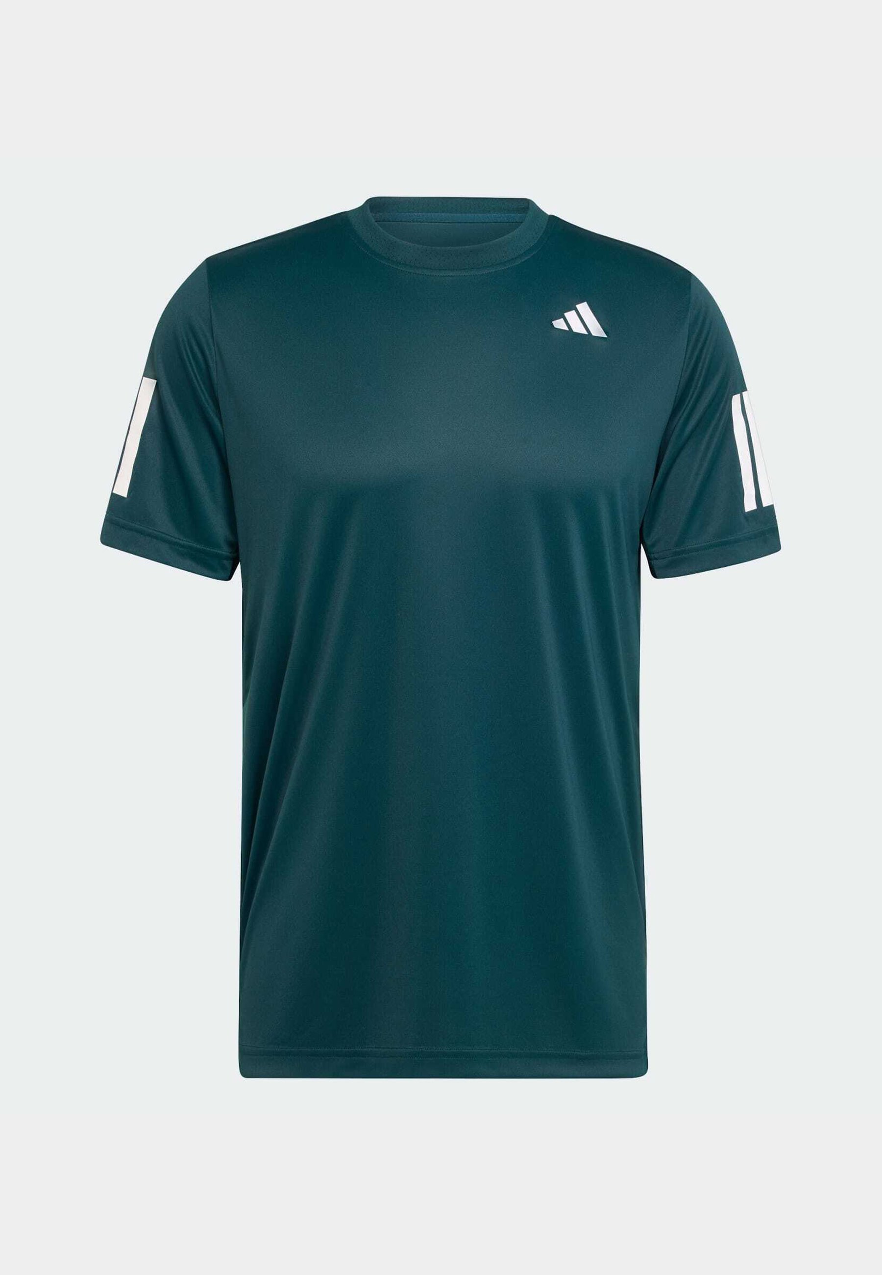 T-shirt sportiva adidas Performance CLUB 3 STRIPES TEE - aurora ivy