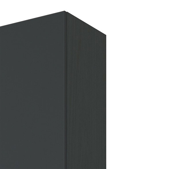 Bristol wandkast, 40 cm, matgrijs/grafietgrijs