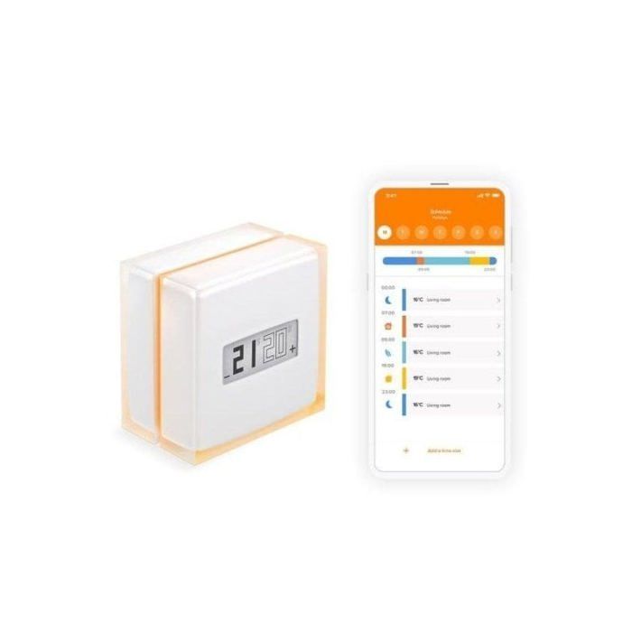 Termostato inteligente + Válvula termostática inteligente conectada para radiador - NETATMO - Programable - Dispositivo inteligente