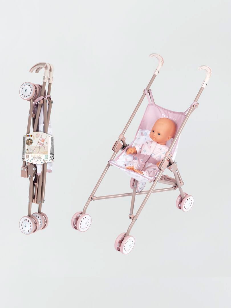 Speelgoedkinderwagen - ROZE