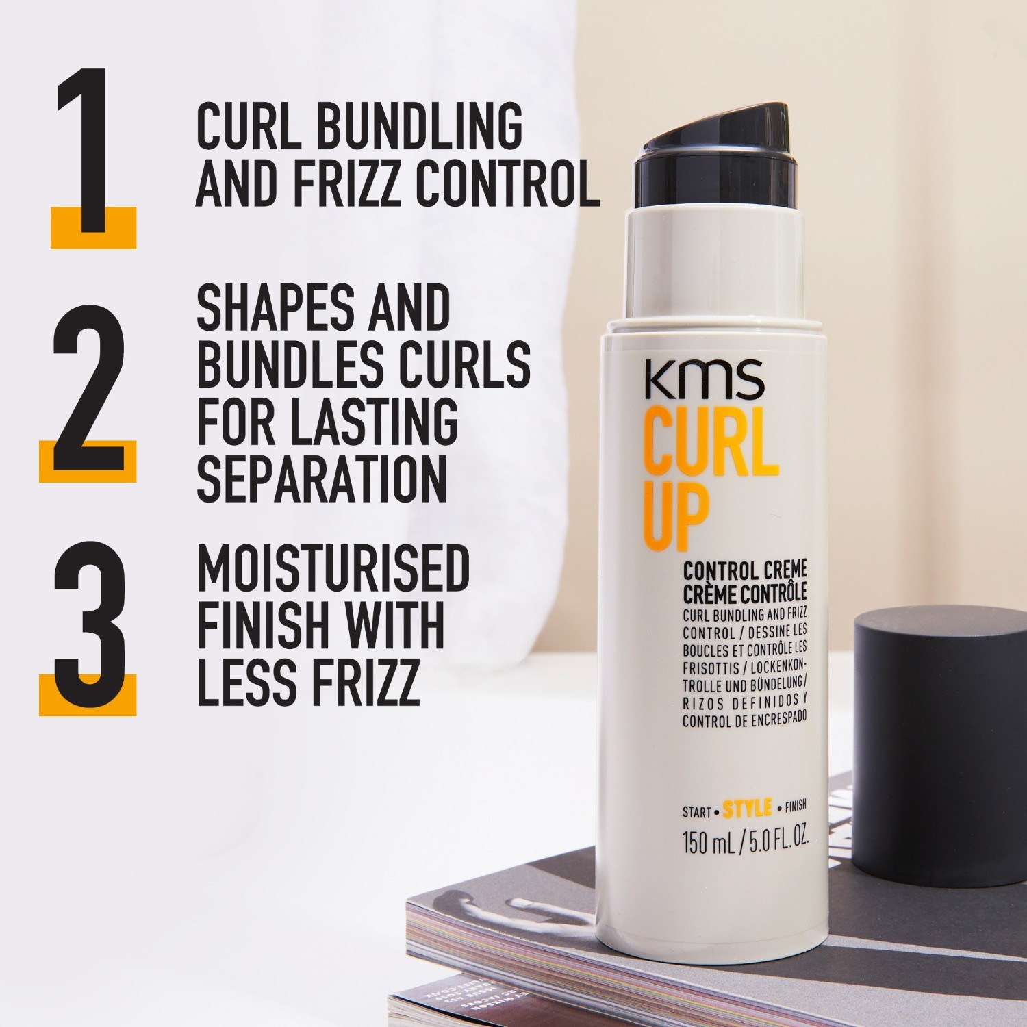Krém na kontrolu kučier KMS Hair Cream - 150 ml