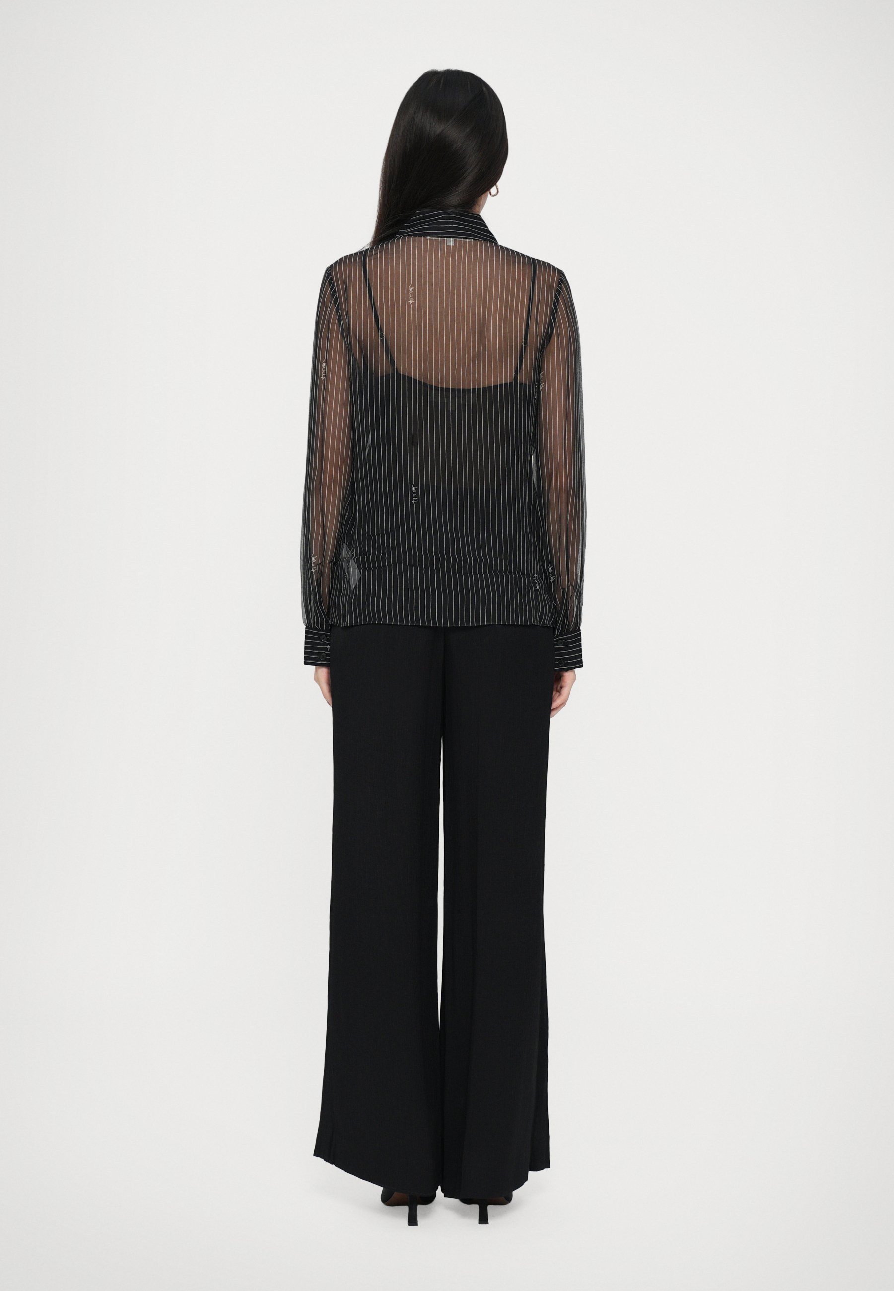 Diane von Furstenberg EVA BLOUSE - Bluzka z guzikami - czarna