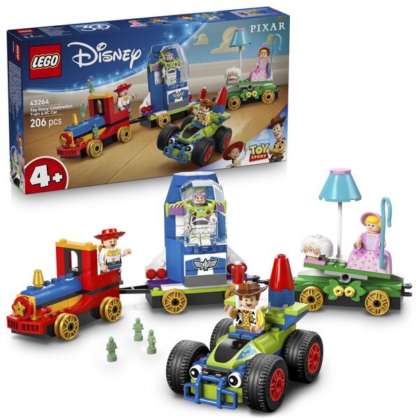 LEGO Disney 43264 Vláčik a RC auto z Príbehu hračiek
