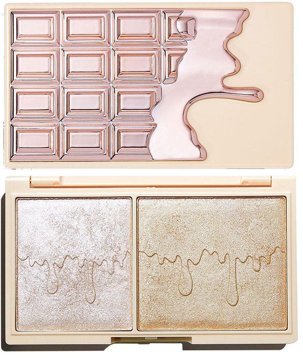 Paleta rozjasňovačov Chocolate Mini Chocolate Rose Gold Glow Rozjasňovače