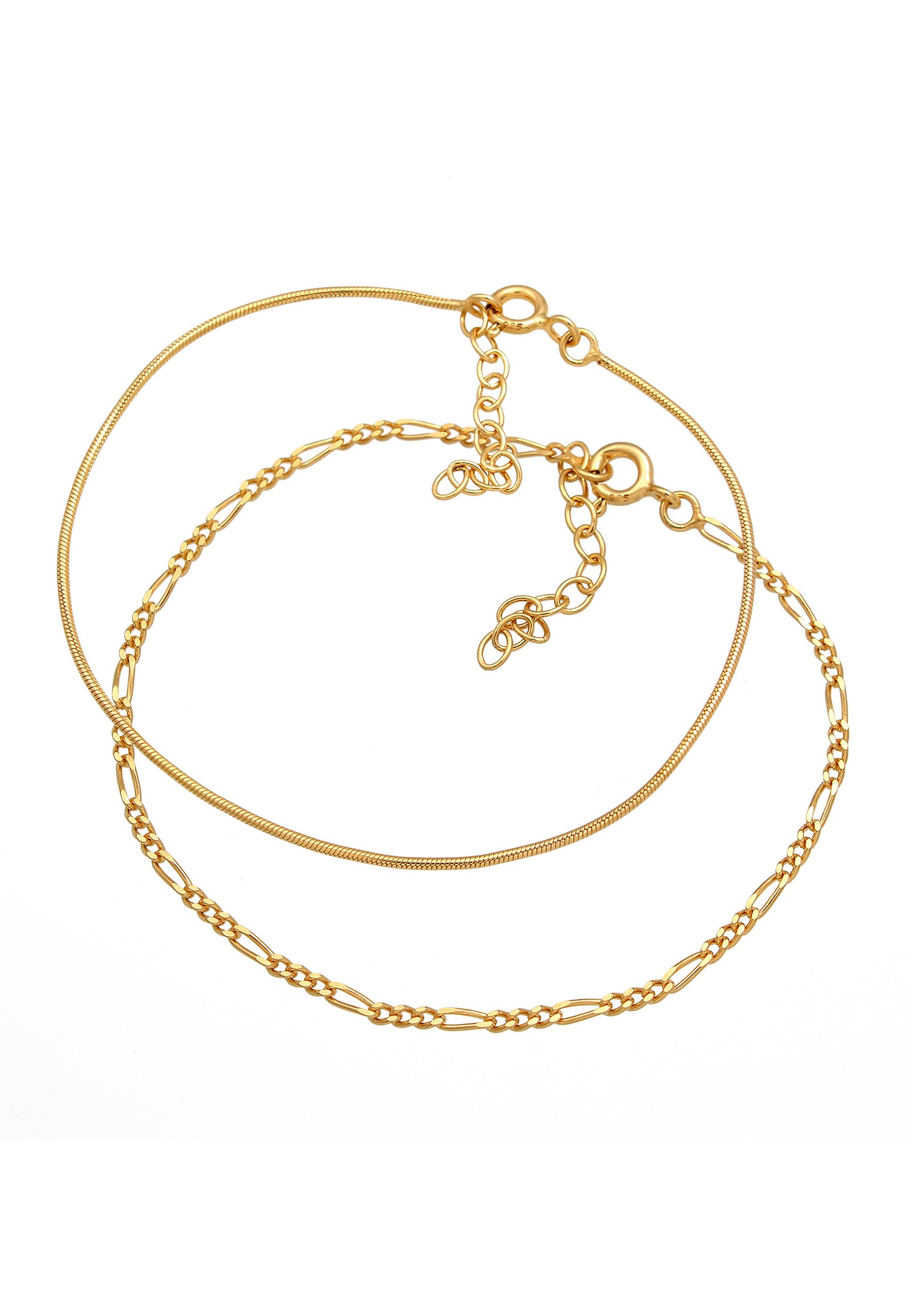Elli Filigrane Basic Minimale Bracelet Femme - (925/1000) Argent