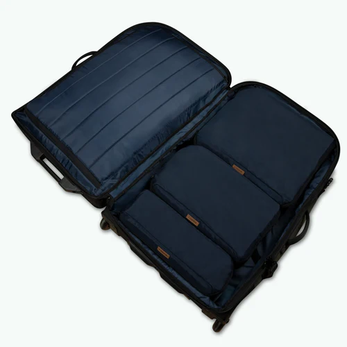 Cabaia Set of 3 Coromandel suitcase organizers in khaki