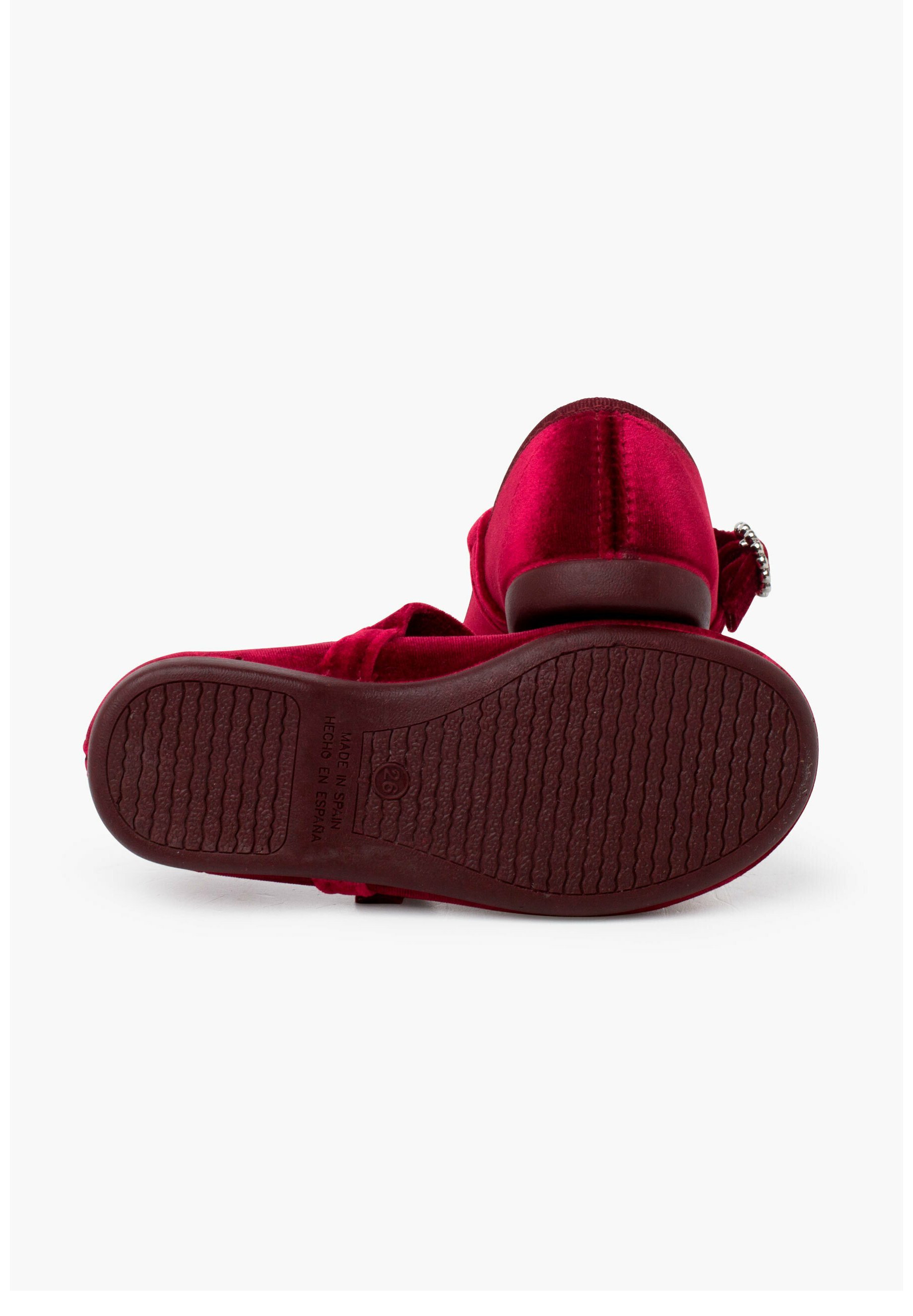 Pisamonas MERCEDITAS BUCKLE JEWEL - Ballerine con cinturino alla caviglia - bordeaux