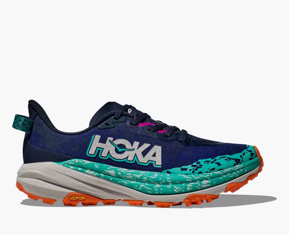 HOKA Speedgoat 6 Varsity Navy / Meteor