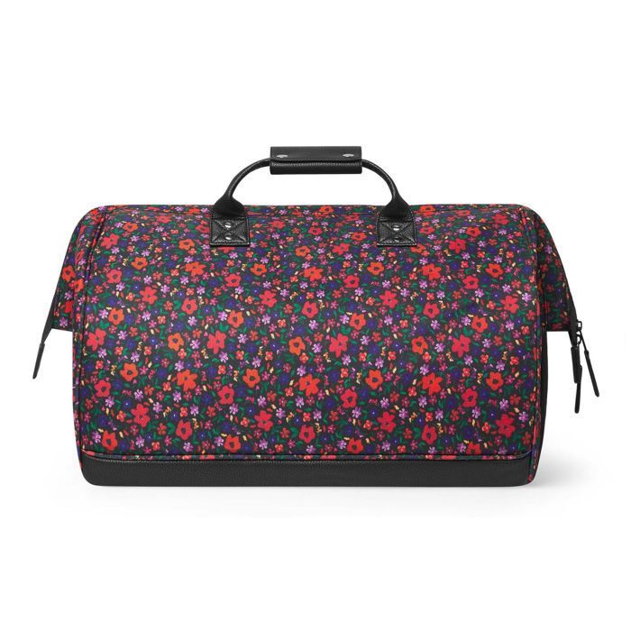 Borsa da viaggio - CABAIA - Borsa da viaggio Adventurer All Over - Nero/Rosso - 40L - Idrorepellente