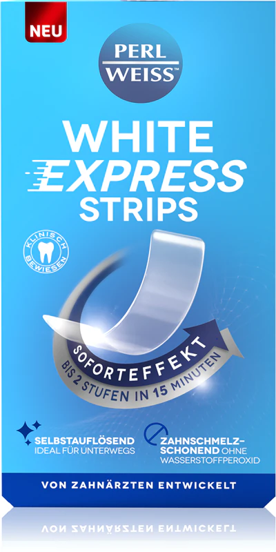 Tiras clareadoras Perl Weiss White Strips Express