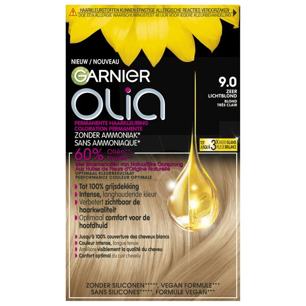 Garnier Olia 9.0 Sehr Hellblond Permanente Haarfarbe<br>