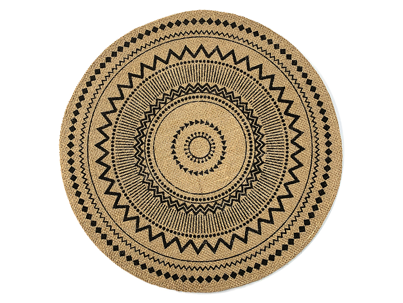 Podkładka pod talerz Boho 38 cm brązowa