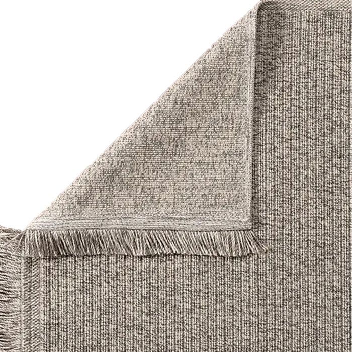 Alfombra grande de diseño contemporáneo y moderno - Beige (190x290 cm) - Gris Santorini