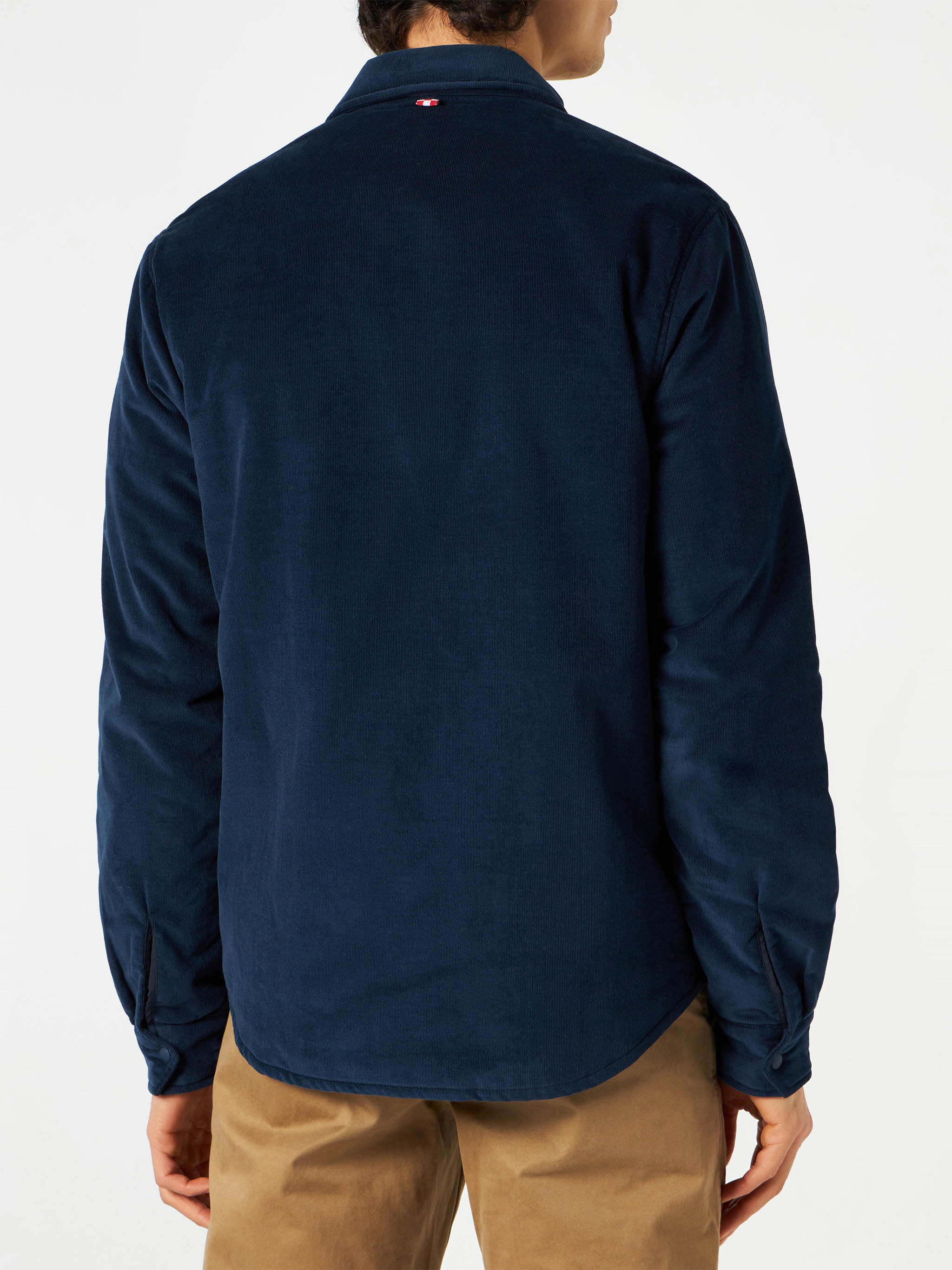 Oversize-Hemd mit Tasche und St. Barth Bob Club-Stickerei