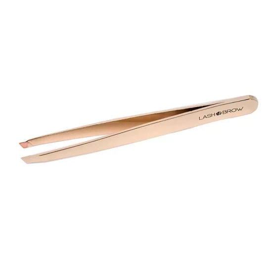 Lash Brow Gold Premium skośna pęseta do regulacji brwi