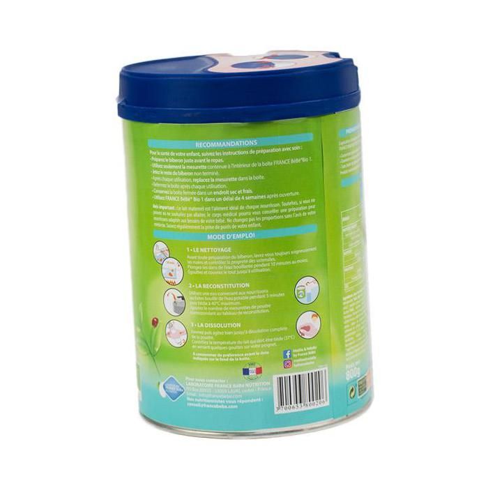 France Bébé Nutrition Leche Infantil Bio 1ª Etapa 800g