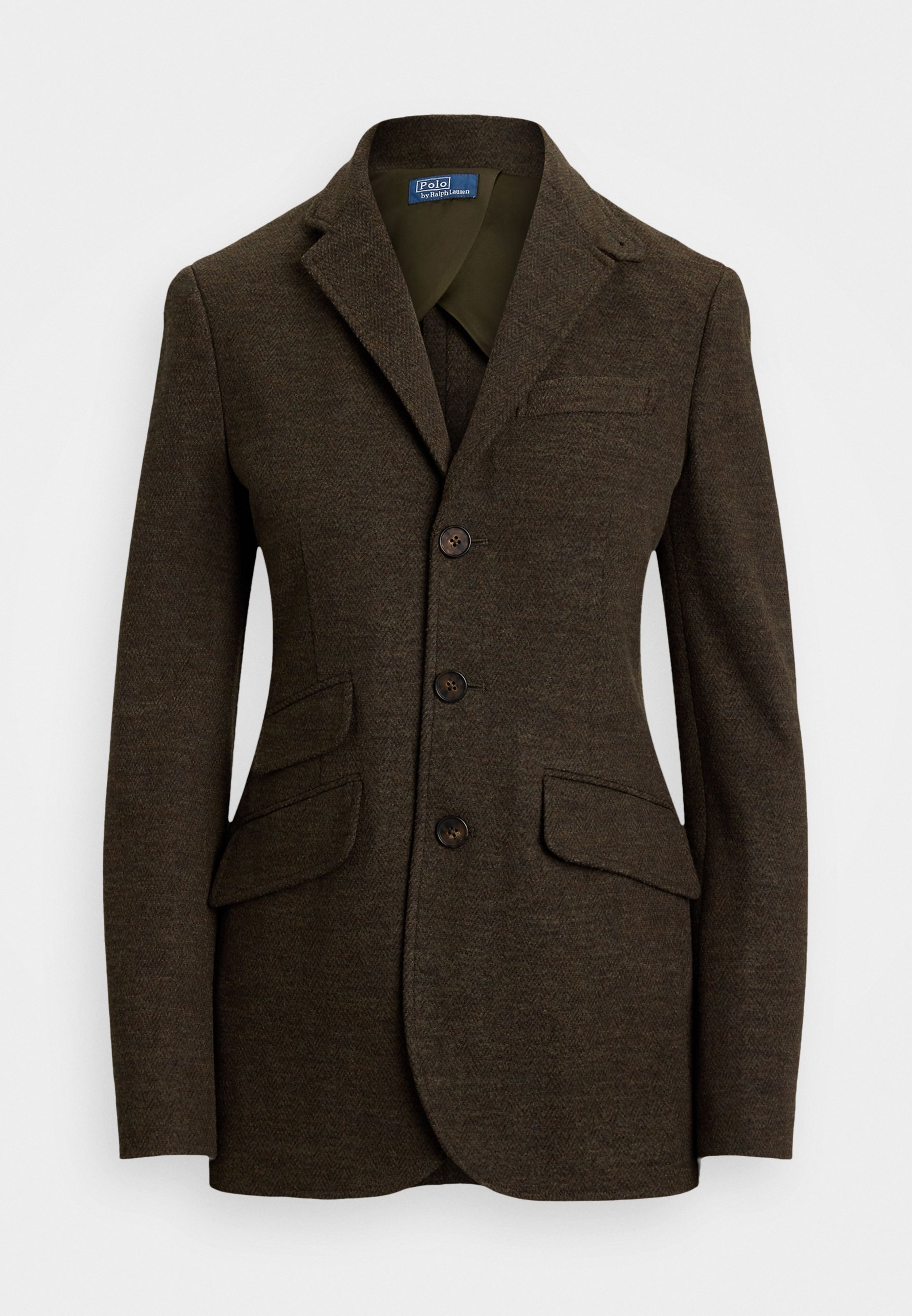 Polo Ralph Lauren Herringbone Jacquard Knit Blazer - Blazer - loden