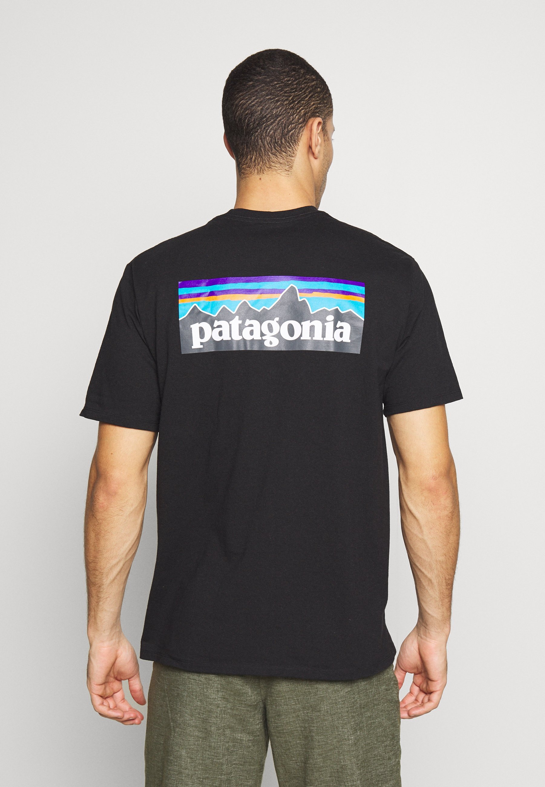 Patagonia LOGO - T-skjorte med print - black