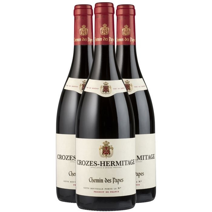 Chemin des Papes Crozes-Hermitage 2024 - Red Wine from the Rhône Valley (3x75cl)