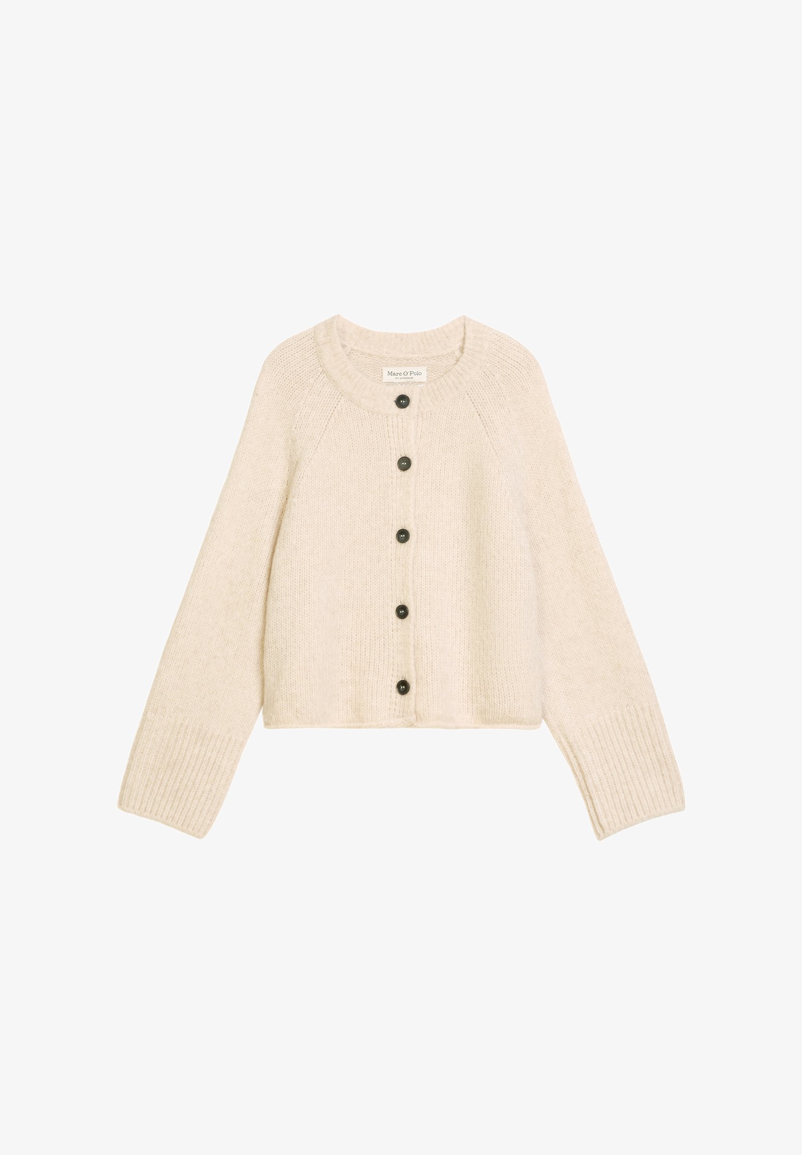 Marc O'Polo LONGSLEEVE ROUNDNECK - Kardigan - přírodní kámen