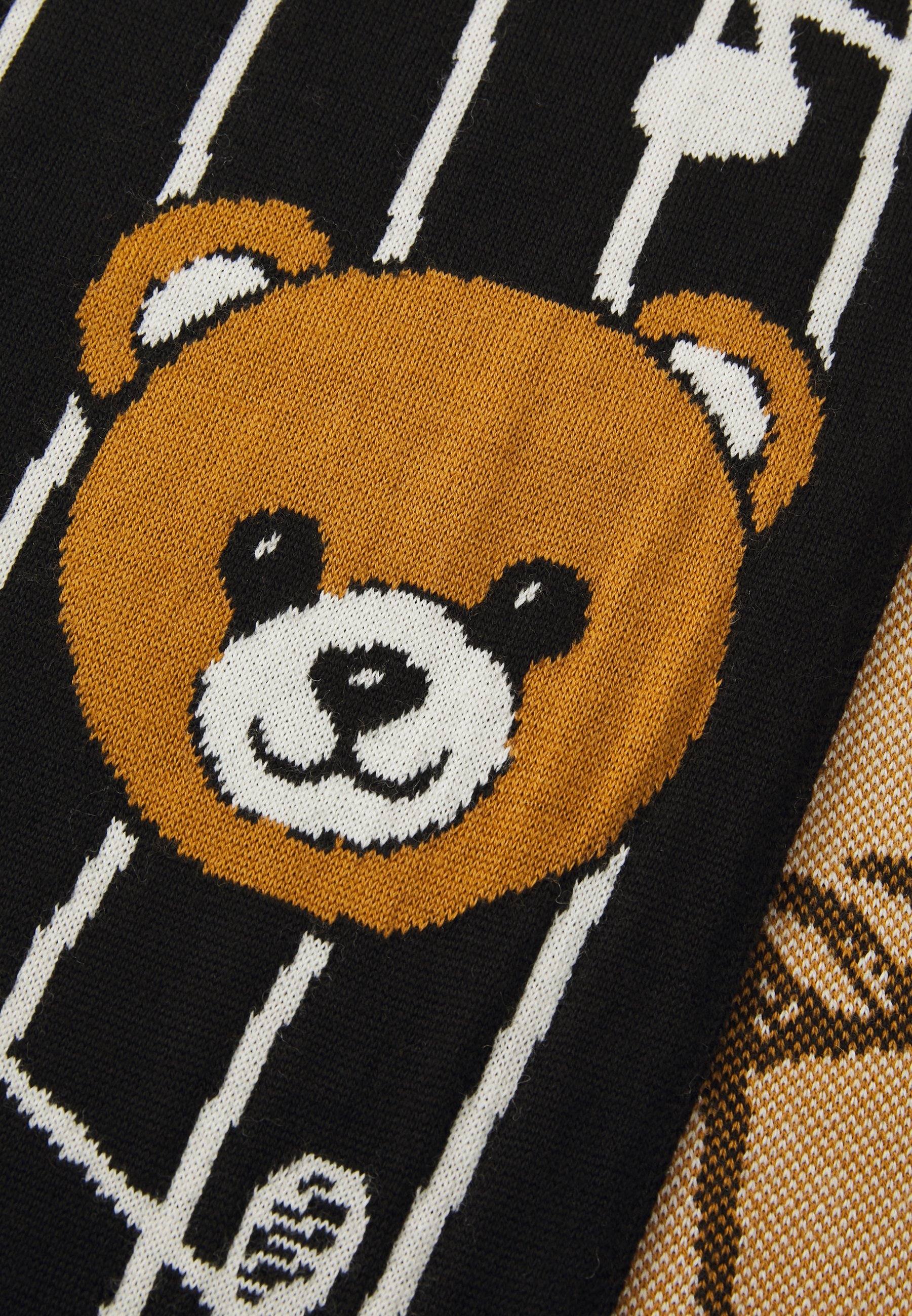 MOSCHINO WINTERSCHAL 30X185 UNISEX - Schal - schwarz