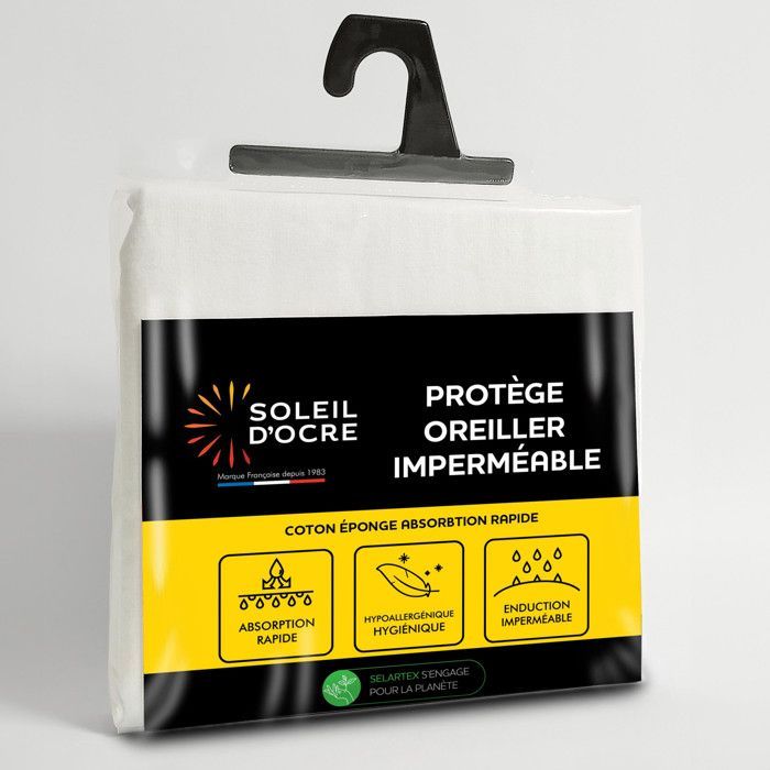 Protector de almohada de esponja impermeable de 60x60 cm