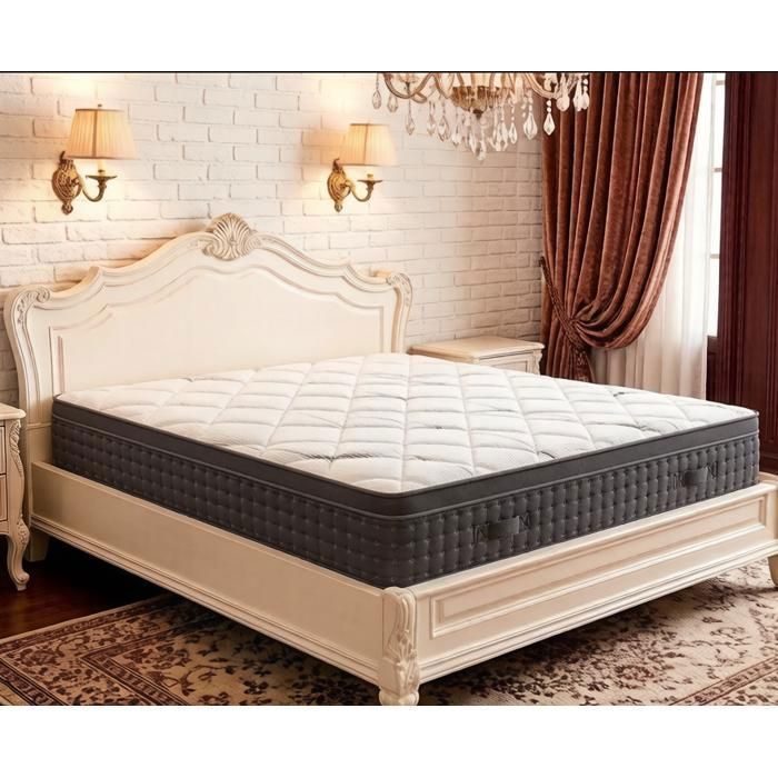 Colchón de espuma viscoelástica Memo de 140x190 cm - 31 cm de grosor - 8 zonas de confort con espuma viscoelástica adaptativa