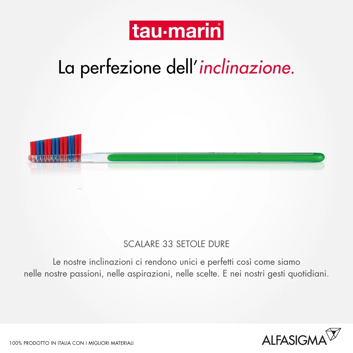 ALFASIGMA TAU MARIN Brosse à dents Taumarine Scal33 Du Antib Brosse à dents à poils durs