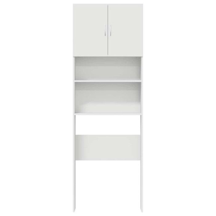 Mueble para lavadora de madera de ingeniería blanca