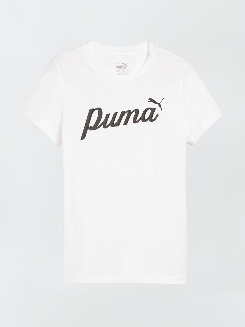 Koszulka „Puma” gładka – BIAŁA