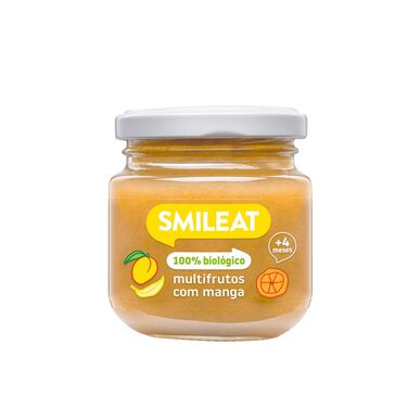 Smileat Monihedelmäpurkki Luomu Mangolla 4M Vauvan Ruokapurkki 130g 130g