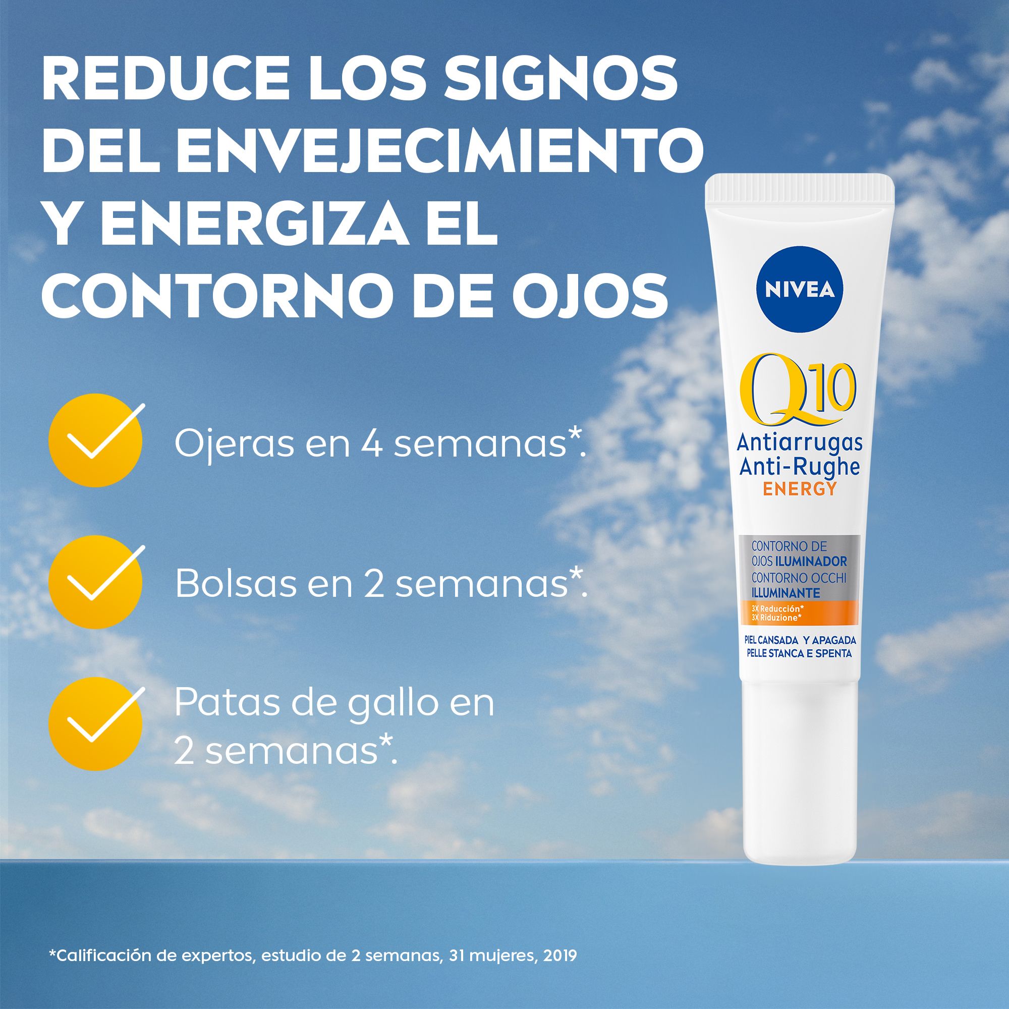 Q10 enerģijas acu kontūru krēms Acu kontūru krēmi