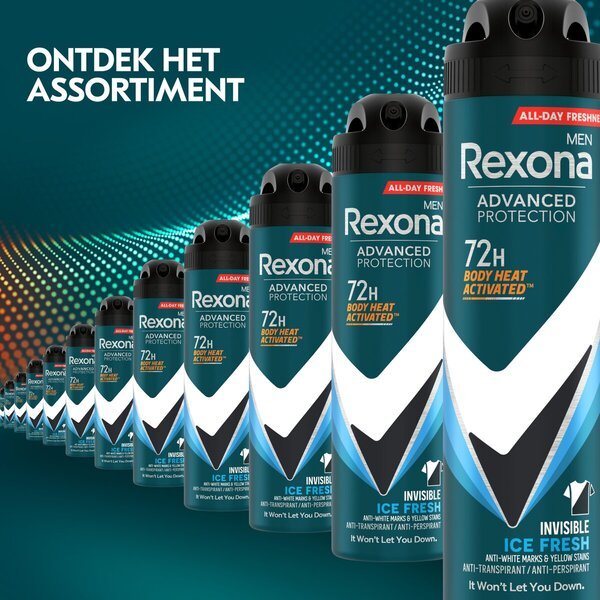 Rexona Men Advanced Protection Invisible Ice antiperspirant sprej 150ml