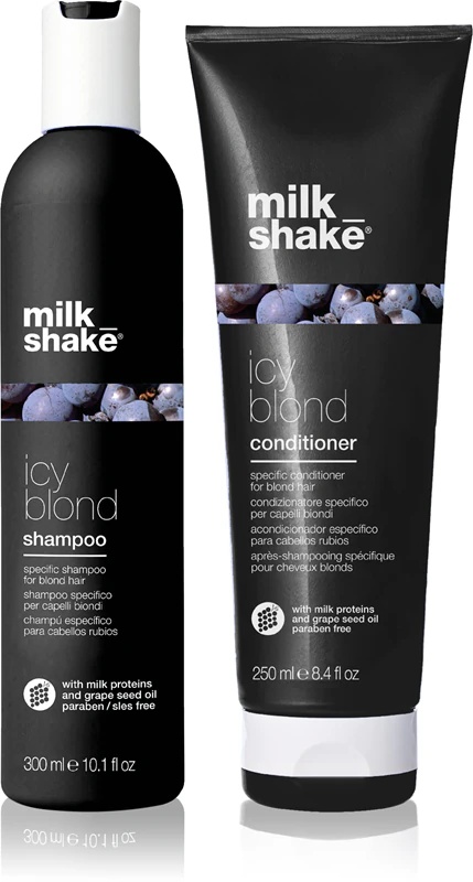 milk_shake® Icy Blond Duo Pack komplekts blondiem un krāsotiem matiem