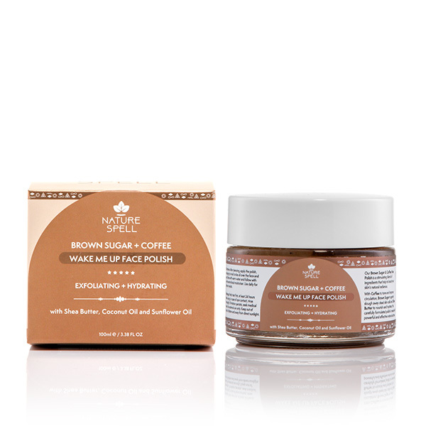 Nature Spell Scrub viso allo zucchero di canna e caffè
