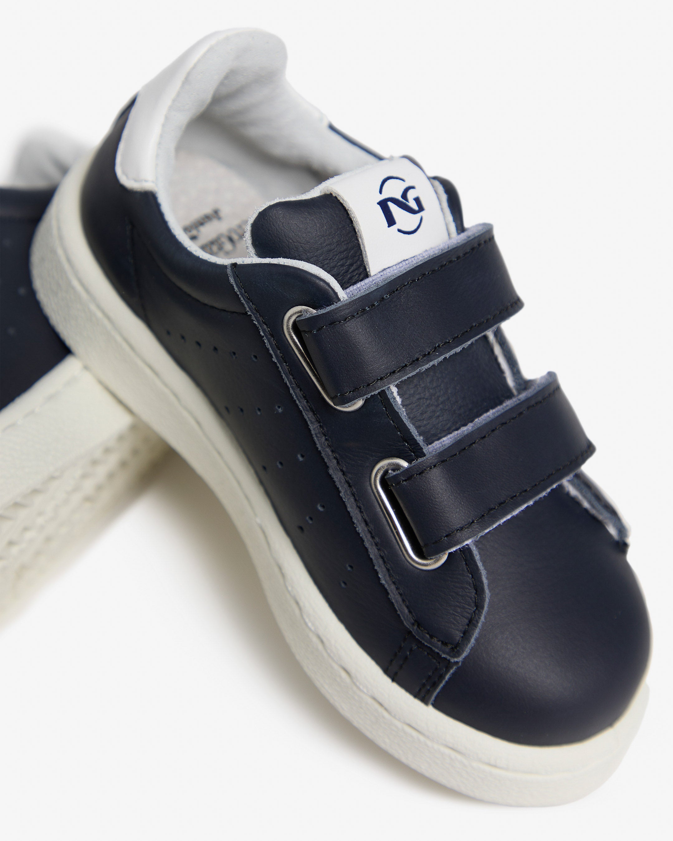 Baskets Junior pour enfants en matière technique et cuir
