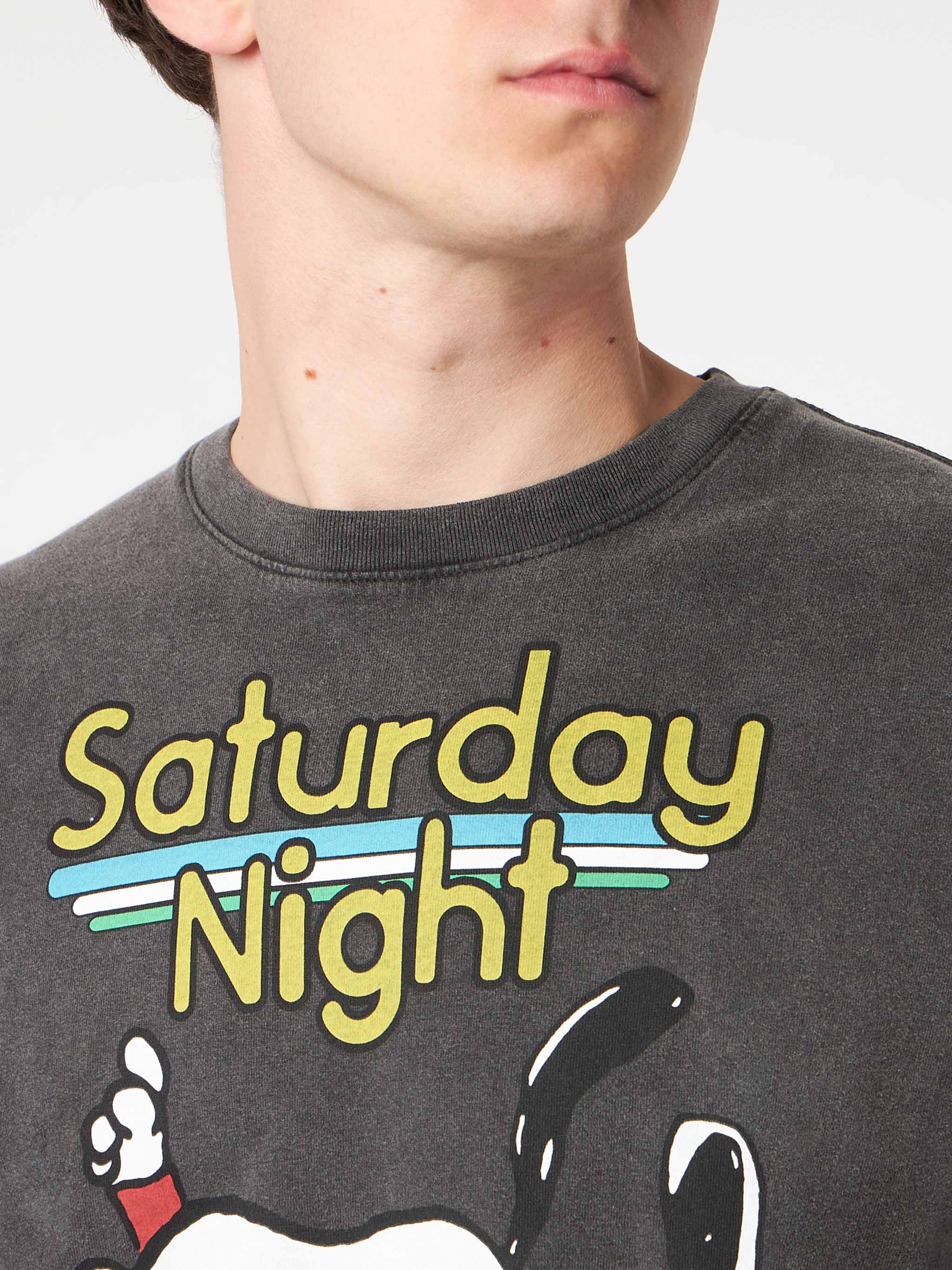 T-shirt da uomo in cotone con stampa Snoopy dancer | EDIZIONE SPECIALE