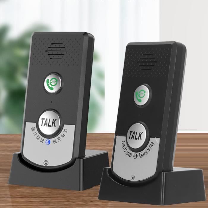 Interphone vocal à 2 voies - MOTHINESSTO - LY0400 - Sans fil - Longue portée - 2 unités