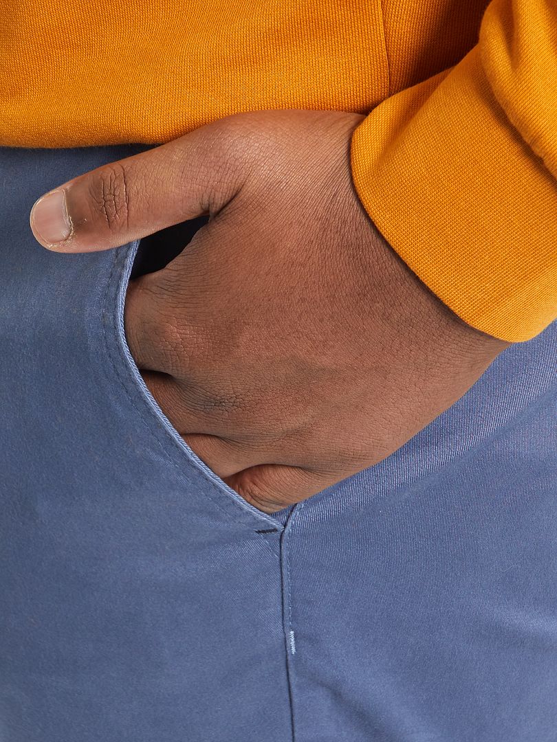 Calça Chino Slim L32 - AZUL