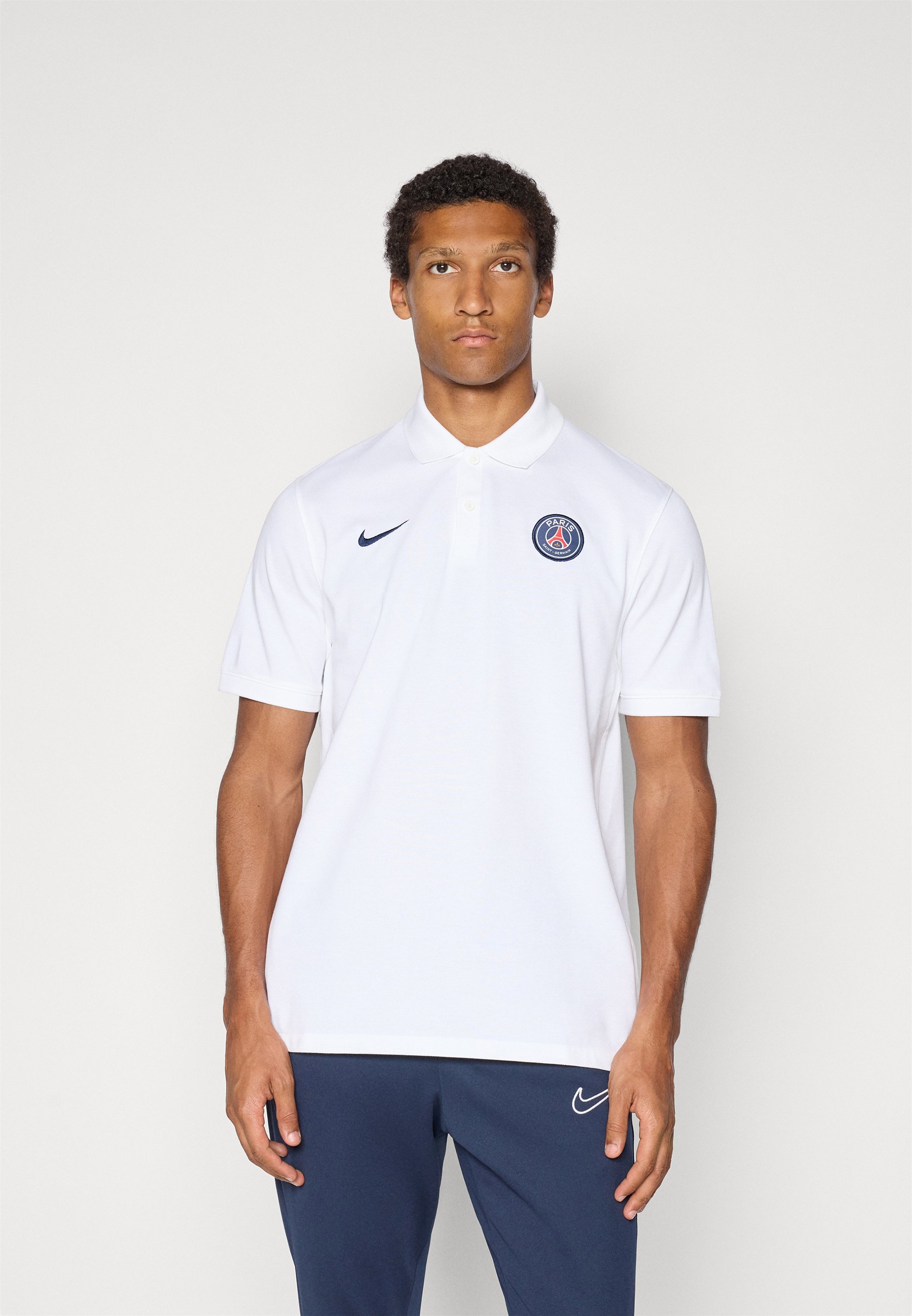 Polo Nike Performance PARIS SAINT-GERMAIN - Tenue de club - blanc/bleu marine