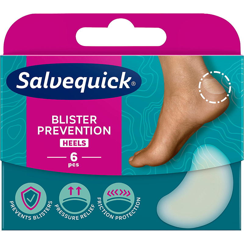Salvequick Fodpleje 6 stk. medium, Salvequick