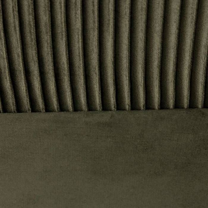 Solaro armchair in khaki green velvet - Atmosphera Interior Designer
