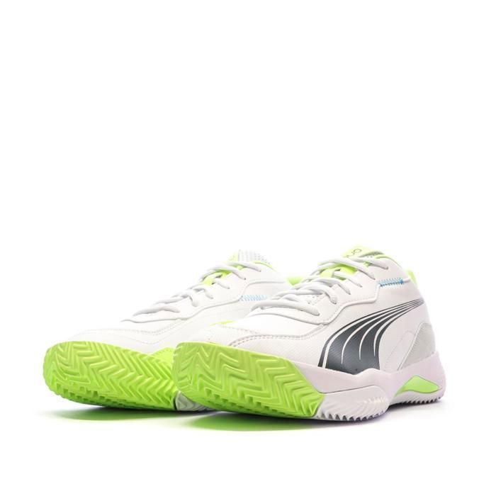 Chaussures de Padel Blanc/Jaune Homme Puma Nova Smash