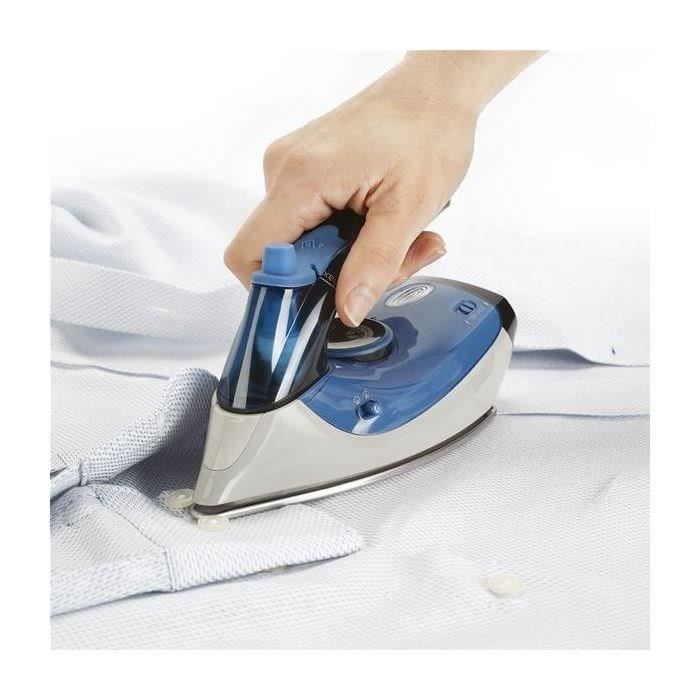 Plancha de viaje - BLACK & DECKER - BXIR1000E - 100W - 120V y 240V - 50g/min - Suela de acero inoxidable